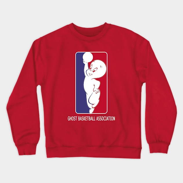 GHOST BASKETBALL Crewneck Sweatshirt by peekxel